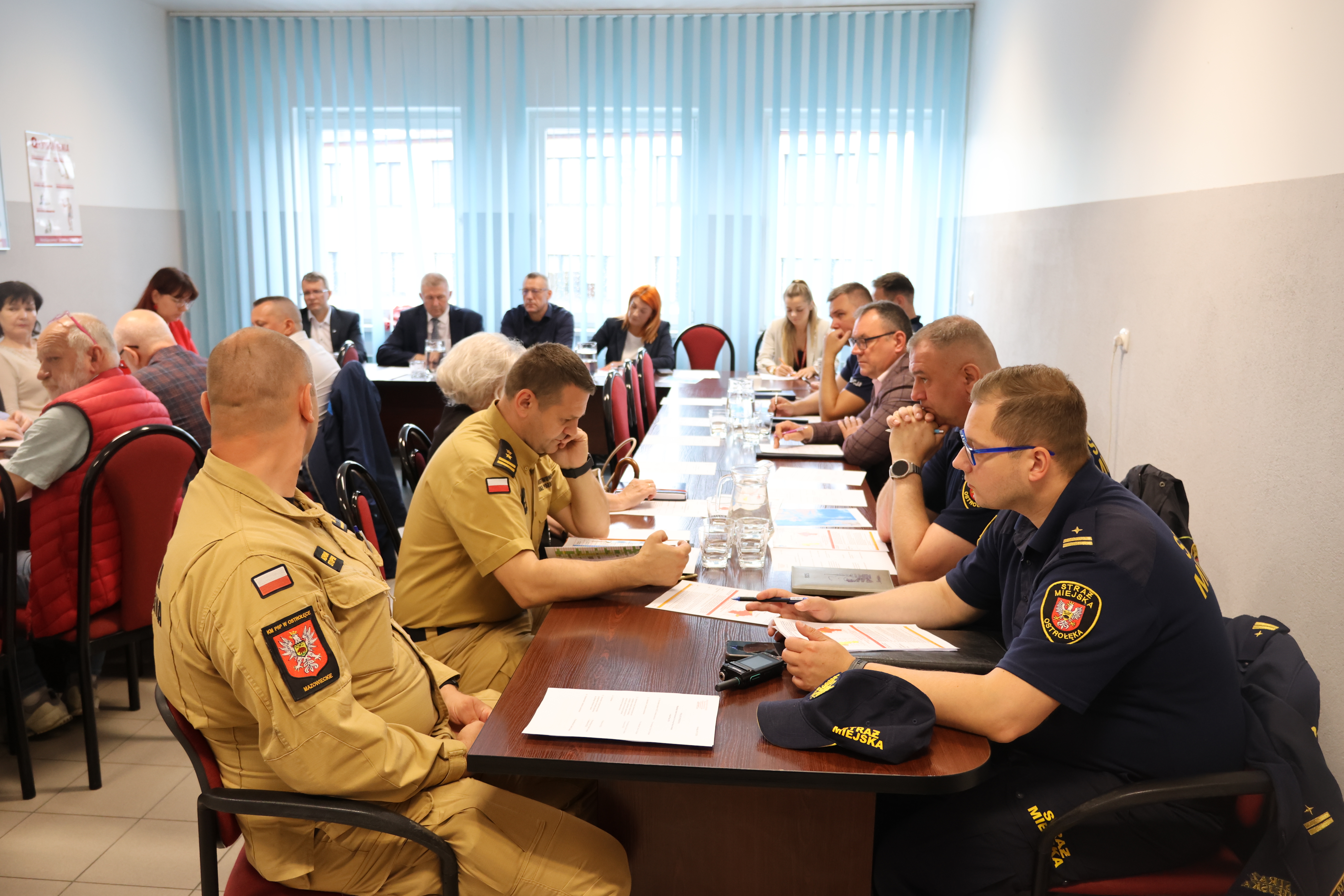 aktualność: Obradował Miejski Zespół Zarządzania Kryzysowego