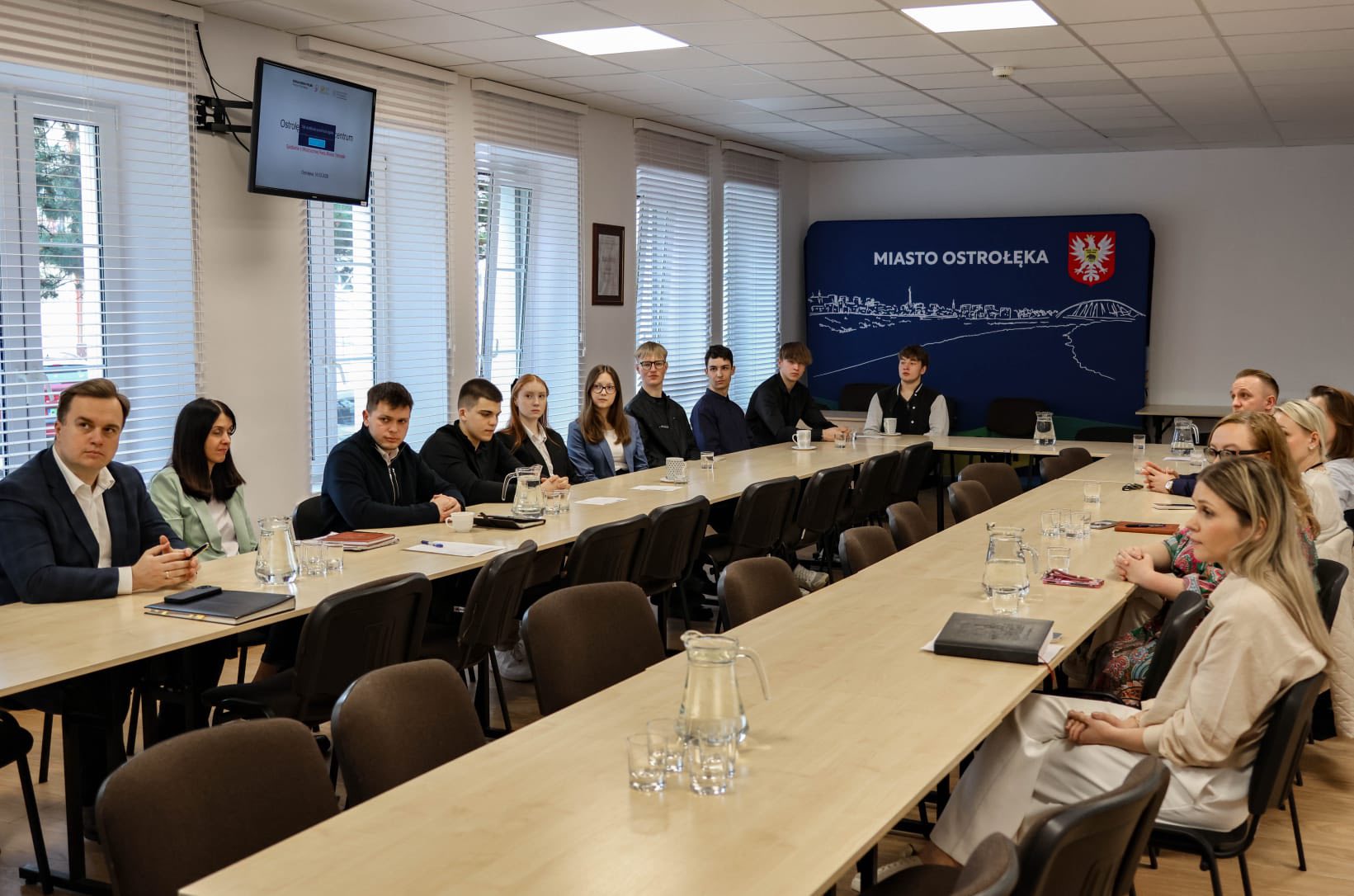 aktualność: Spotkanie poświęcone projektowi "Ostrołęka - młodzi w centrum"