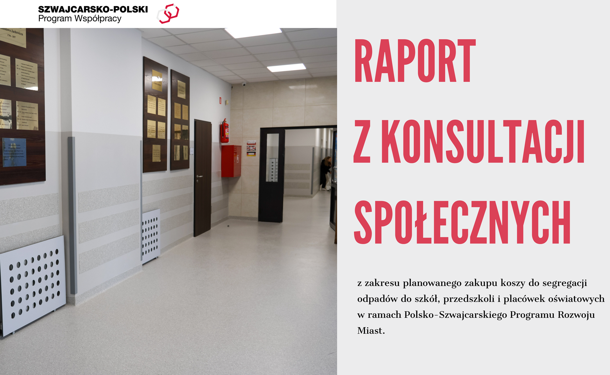aktualność: Raport z konsultacji społecznych z zakresu planowanego zakupu koszy do segregacji odpadów do szkół, przedszkoli i placówek oświatowych