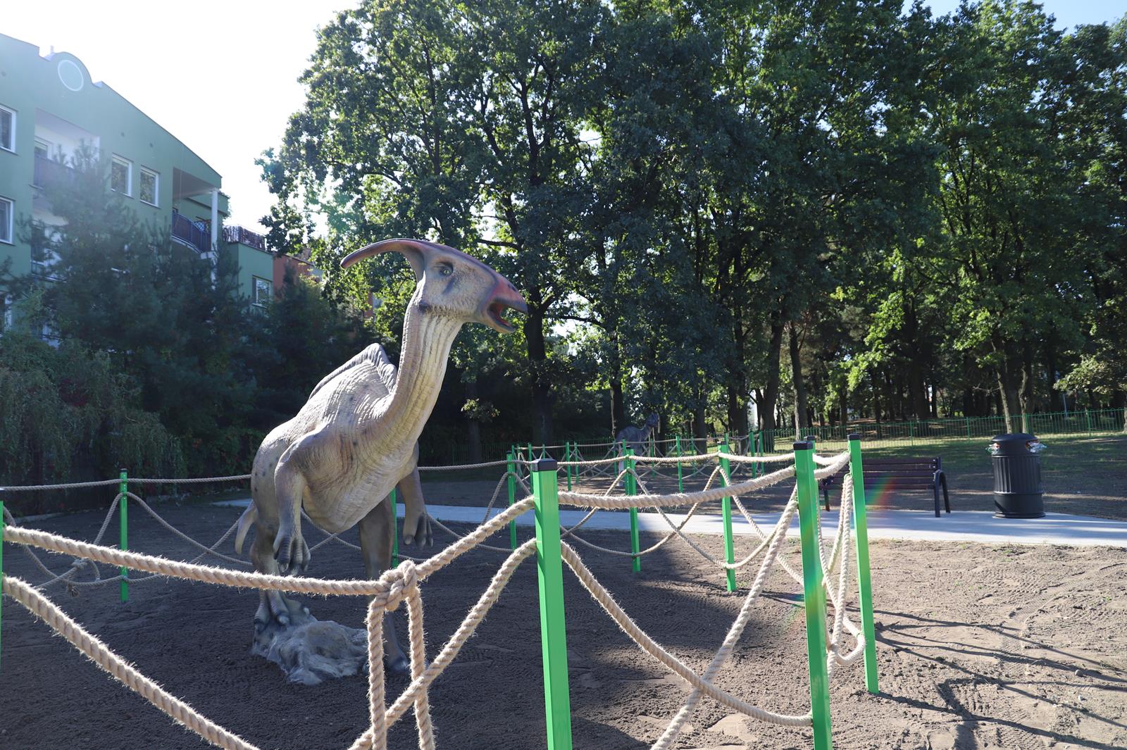 aktualność: Dinozaurowy plac zabaw otwarty