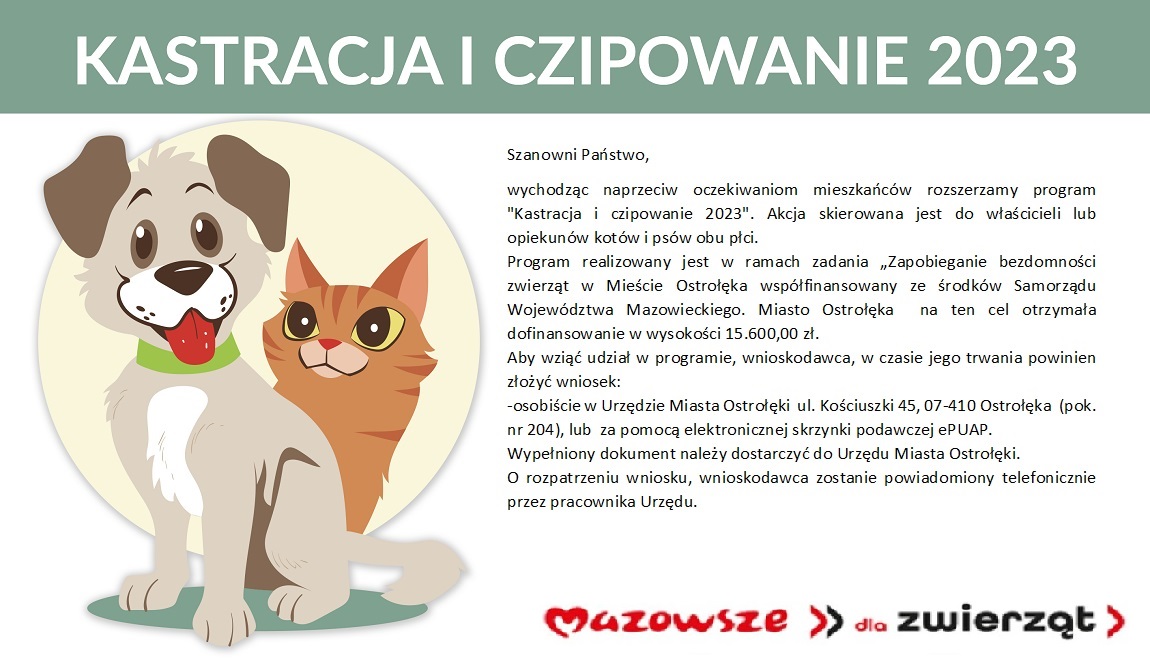 aktualność: Rozszerzamy program 