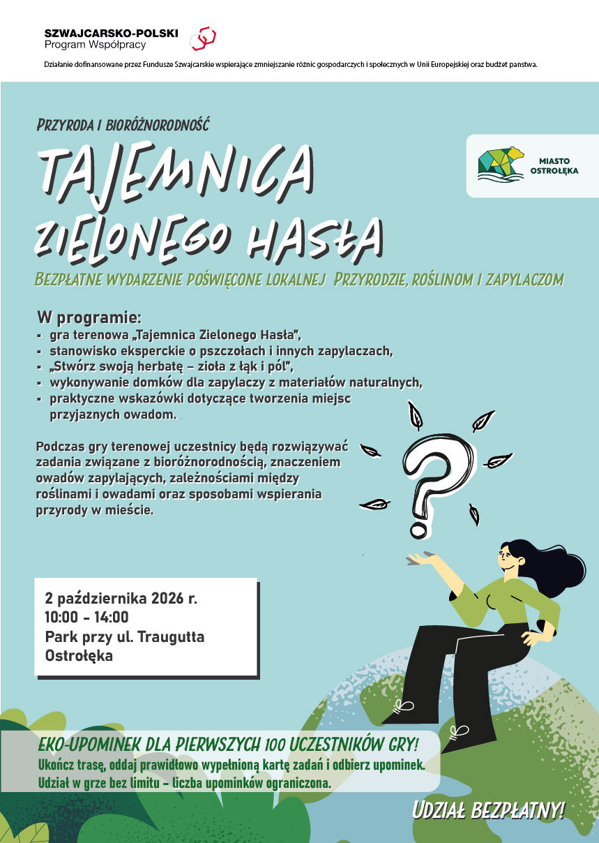 wydarzenie: Edukacja Ekologiczna - gra terenowa Tajemnica Zielonego Hasła
